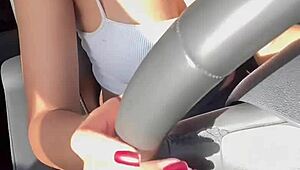 Uber Hot Woman Shows Off In Public