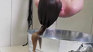 kinky nympho was brought in asshole assylum for awkward treatment