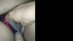 Playing with the pussy of the fat BBW girl in a casual story