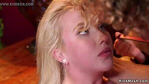 i-i fucked the blonde student with the bdsm couple choking her