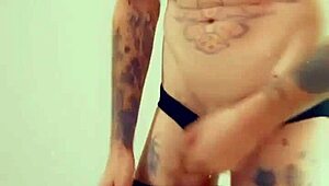 Feminized Performer In Stockings And Heels