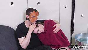 kinky nympho was brought in asshole assylum for awkward treatment