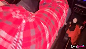 a hot blonde milf convinces uber driver to fuck her ass and blowjob