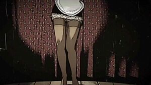 Lara latex dominates in stockings and uniform