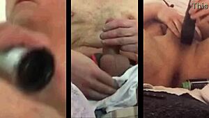 Watch This Amateur Gay Guy Wank And Cum Hard!