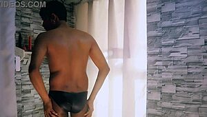 BLACK MENS THONG TRY ON HAUL WITH BIG DICK DON