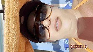 i love provoking on the beach and seeing my boy get so horny. bent over anal doggystyle public