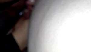 Ladyboy penetrates client with anal sex.