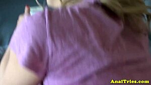 blonde amateurs anal in awesome pov mode, so close-up! 🔥
