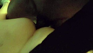 Amateur MILF rides monster black cock