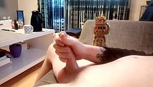 Milf Gives Passionate Handjob Leading to Intense Cumshot