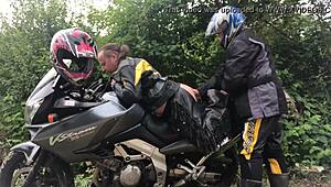 nymphofist gay biker fists hard in extreme ass play