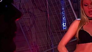 Blonde deepthroats for cum in mouth before riding pussy