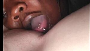 she got omg water from tongue action