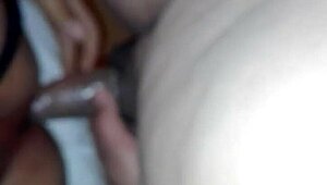 Ladyboy penetrates client with anal sex.