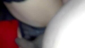 Ladyboy penetrates client with anal sex.