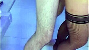 student orgy shared a girlfriend with friends in the sauna