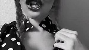 Obedient Love Addicted to Goddess in Glasses for Instructions