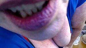 dawnskye oils her body for filthy bbc roleplay