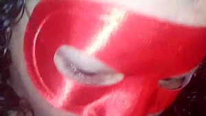 Blue films presents a masked woman in a retro setting
