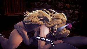 Mario Bross Hentai - Bowsette's Wild 69 and Anal in Japanese Manga Anime. Uncover This Asian Game Porn!