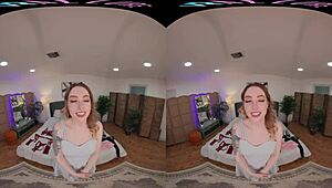 Blonde beauty Ailee Anne's intimate POV playtime