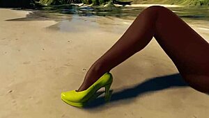 alina explores outdoor lesbian scenes