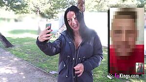 Dirty Teacher Aura Rodriguez Hunts Boytoys in Park