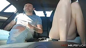 Hot milf brunette rhea radford drinks hard cocks cum