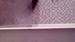 watching my sister take a bath quietly