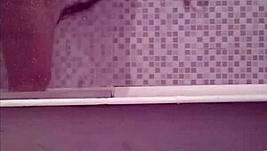 watching my sister take a bath quietly