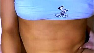 The petite latina student stays at her tutor's apartment and can't resist the attraction