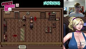 How does rescuing Jessie from zombies feel with uncensored hentai action?