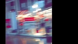 second day in paris flashing my big black cock