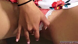 Teen Practices Masturbation And Learns About Blowjob In Chumly Family