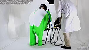 Balloon fetishists rejoice: Screaming looner pops with pleasure