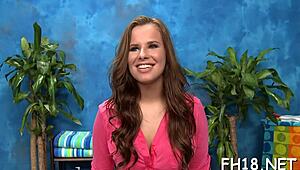 Teen 18+ Receives Erotic Oiled Massage Leading to Nasty Blowjob and Cock Sucking!