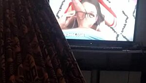 I am Bela, and I am masturbating with my big black cock, oh wait, it's so huge