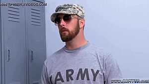 Naked Gay Army Men Tackle Intense Extra Training for Newbies