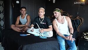 backstage leo felipo horny in maintenance with big cock bareback group