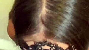 Passionate Blowjob And Intense Bathroom Quickie With Beautiful Teen Brunette In Doggystyle Pov Fuck