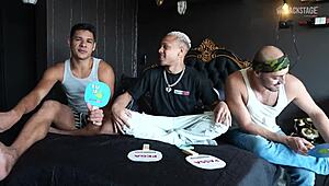 バックステージでレオ・フェリポ欲情メンテ巨根生ハメ集団