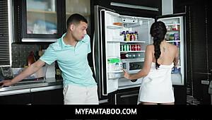 Kourtney Kai remembers with stepson 😏 tells him to keep quiet and fuck more 😉