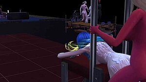 สาวประเภทสองสวย Dmonika กับ Jane เย็ดดุเดือด