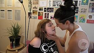 i-i messed up, belle erotic fingers laurel serene on the sofa during massage