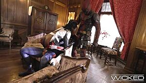 Wicked Spideypool Returns With Deadpool And Spiderman Fucking Monica Rambeau Hard