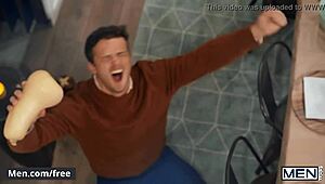 Kaleb Stryker, Jack Hunter, Nate Grimes, and Kyle Connors in intense gay orgy