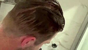 shower time with wet bathing fun