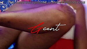 Wow, Ebony Couple Getting It On Hard!