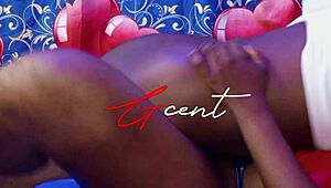 Wow, Ebony Couple Getting It On Hard!